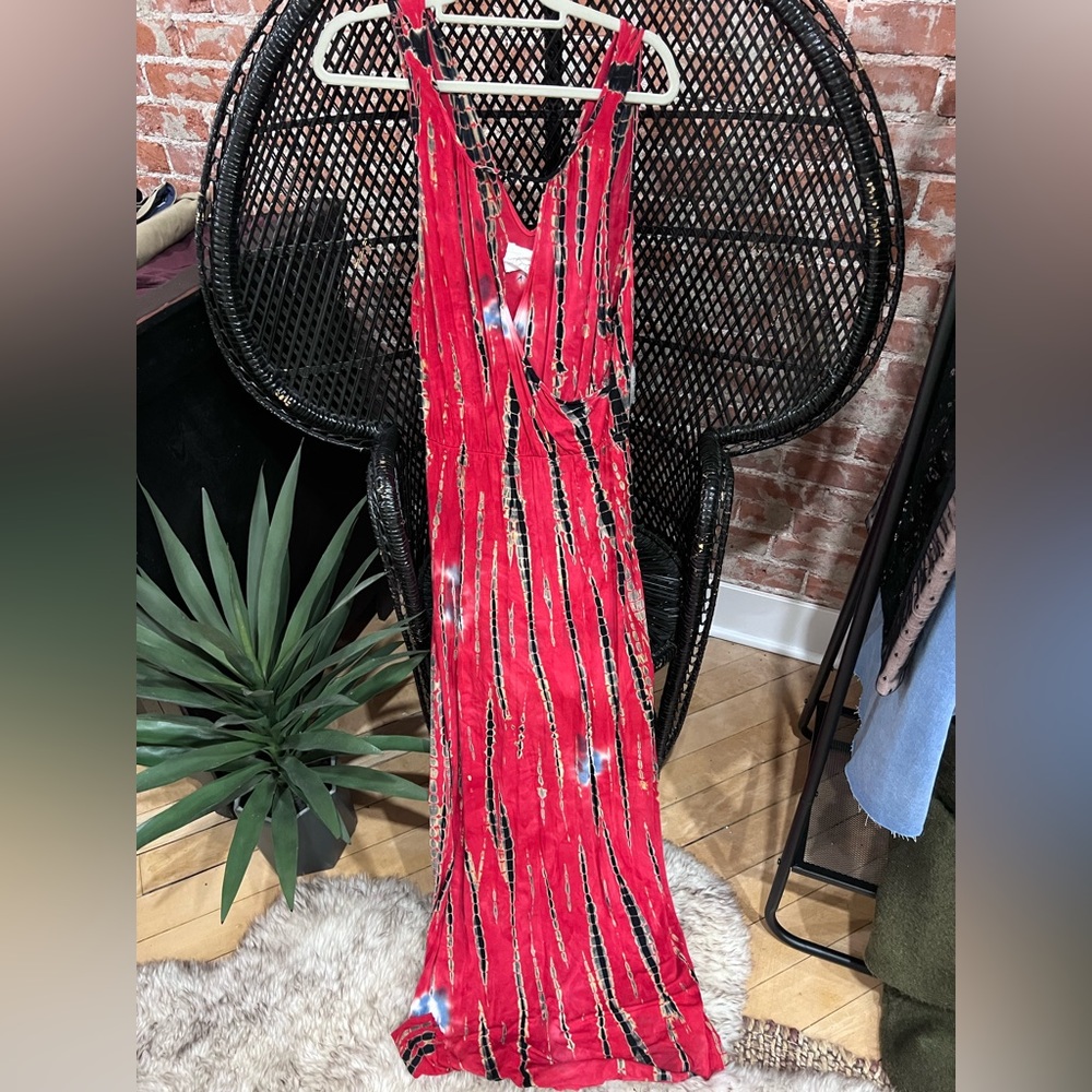 Green dragon Tie dye dress